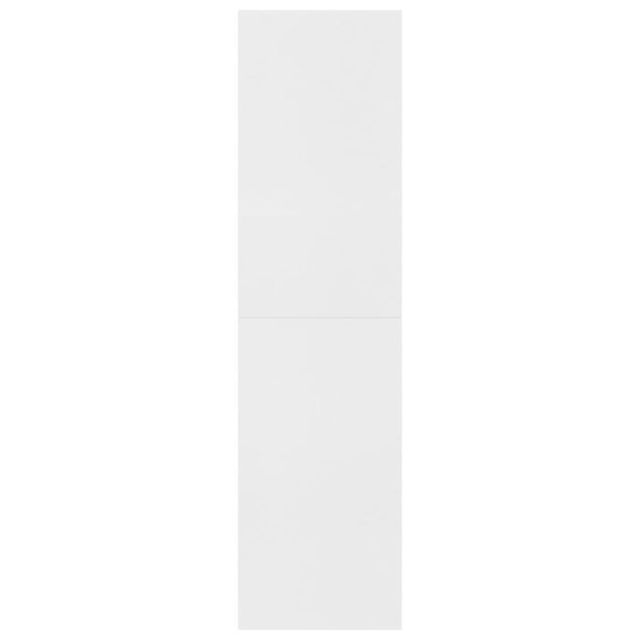 Bibliothèque/Cloison Blanc 155x24x160 cm Bois d'ingénierie – Image 3