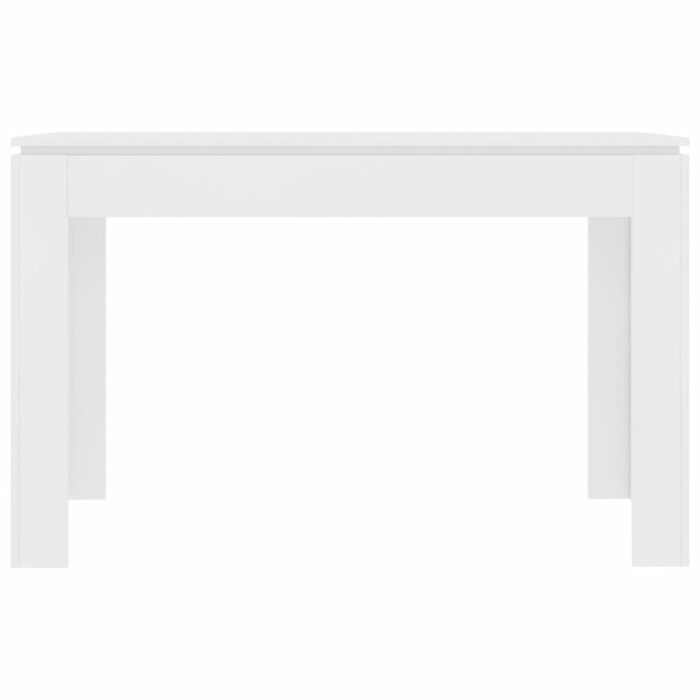 Table de salle à manger Blanc 120x60x76 cm Bois d'ingénierie – Image 2