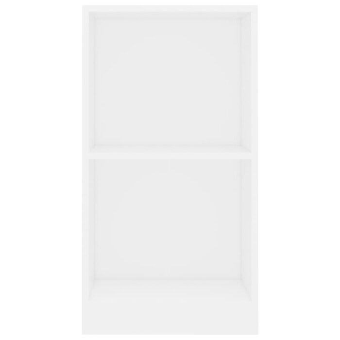 Bibliothèque blanc 40x24x75 cm bois d'ingénierie – Image 2