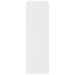 Bibliothèque Blanc 60x24x76 cm Bois d'ingénierie – Image 3