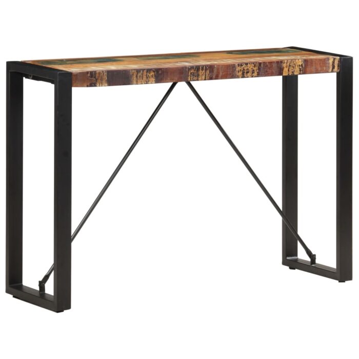 Table console 110x35x76 cm Bois de récupération massif – Image 5