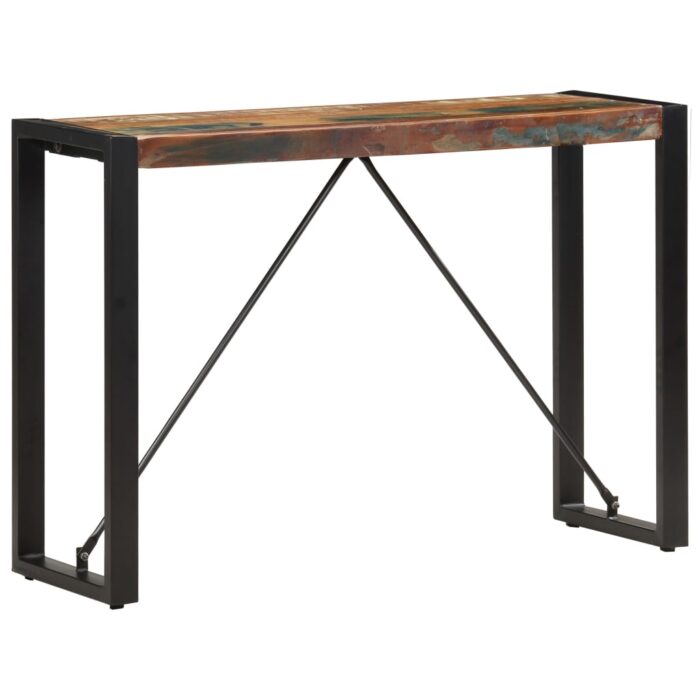 Table console 110x35x76 cm Bois de récupération massif – Image 6