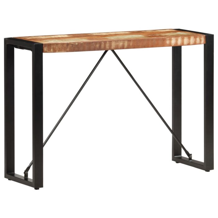 Table console 110x35x76 cm Bois de récupération massif – Image 8