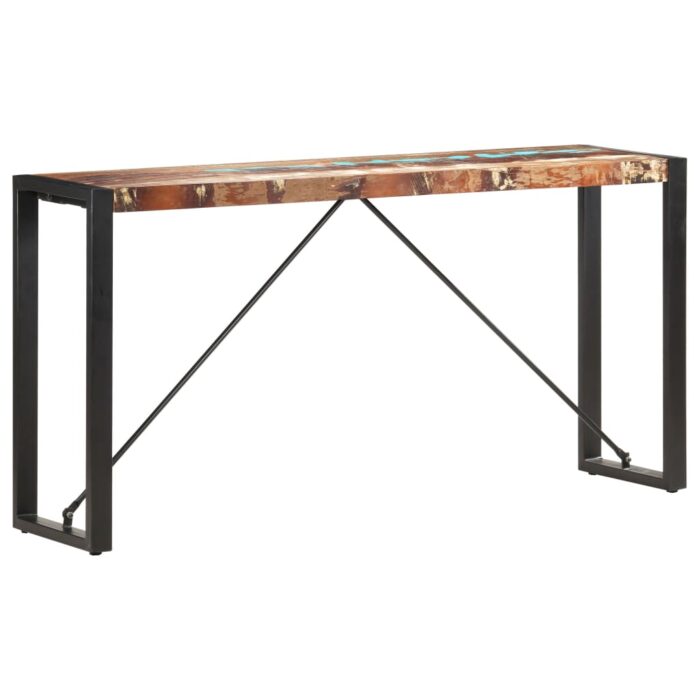 Table console 150x35x76 cm Bois de récupération massif – Image 1