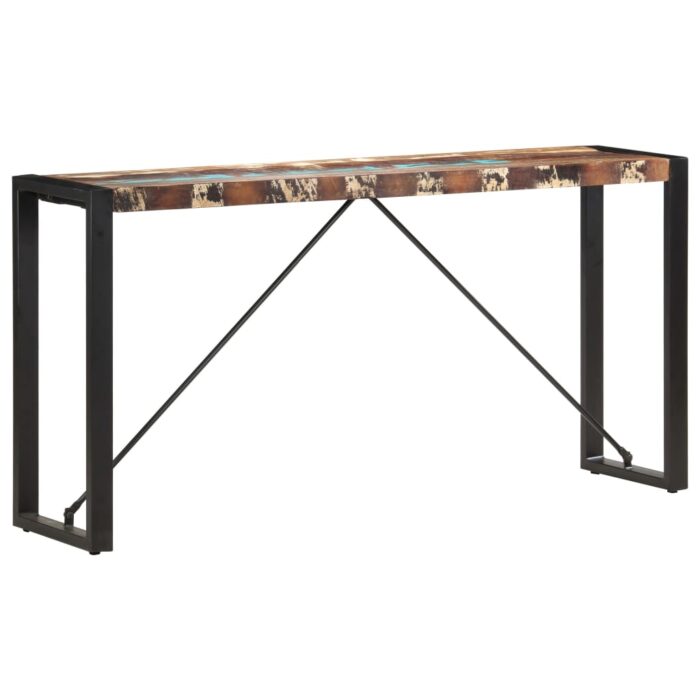 Table console 150x35x76 cm Bois de récupération massif – Image 5