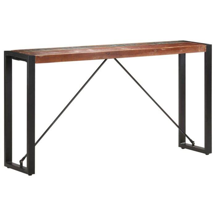 Table console 150x35x76 cm Bois de récupération massif – Image 6