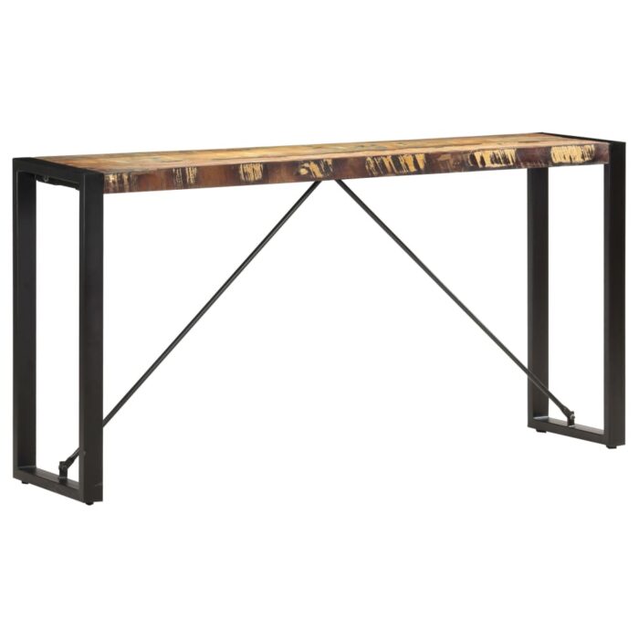 Table console 150x35x76 cm Bois de récupération massif – Image 8