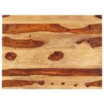 Dessus de table bois massif d'acacia 25-27 mm 60x90 cm