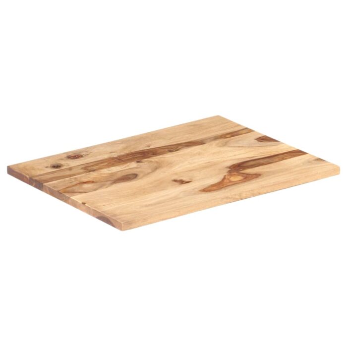 Dessus de table bois massif d'acacia 25-27 mm 60x90 cm – Image 7