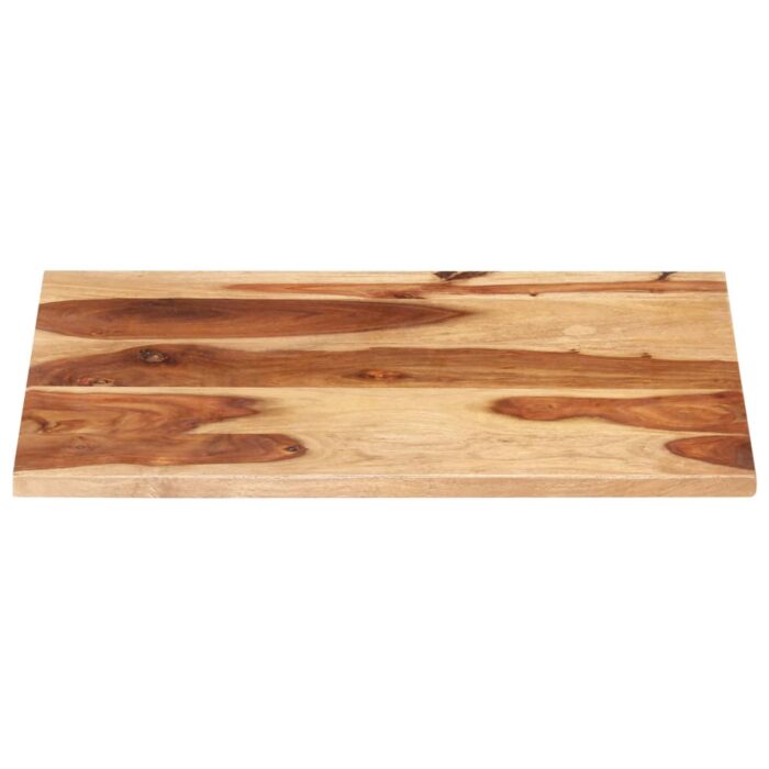 Dessus de table bois massif d'acacia 25-27 mm 70x80 cm – Image 2