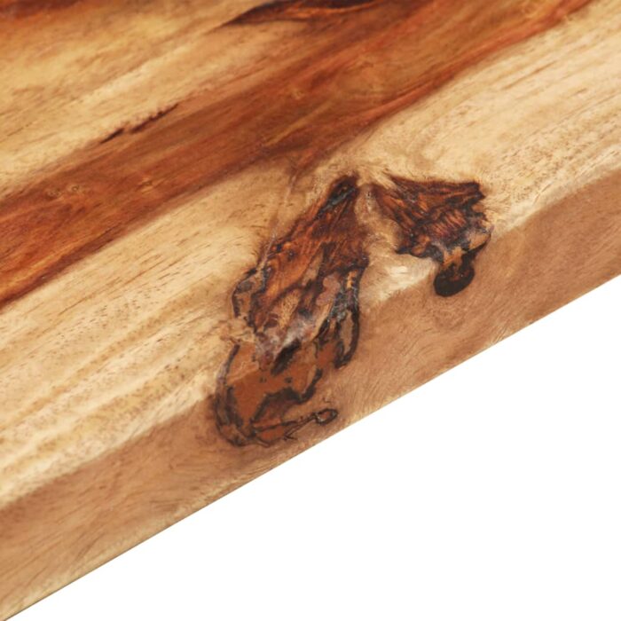 Dessus de table bois massif d'acacia 25-27 mm 70x80 cm – Image 4