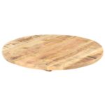 Dessus de table Bois de manguier solide Rond 25-27 mm 80 cm – Image 3