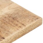 Dessus de table Bois de manguier solide 15-16 mm 90x70 cm – Image 4