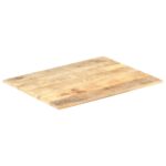 Dessus de table Bois de manguier solide 15-16 mm 90x70 cm – Image 6