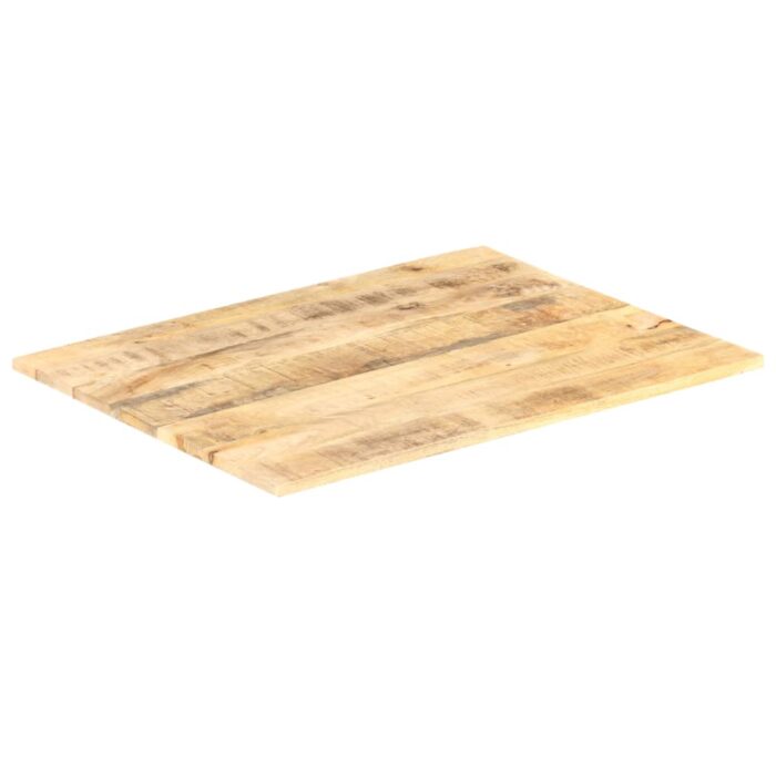 Dessus de table Bois de manguier solide 15-16 mm 90x70 cm – Image 7