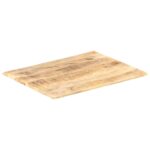 Dessus de table Bois de manguier solide 15-16 mm 90x70 cm – Image 8