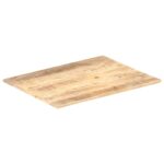 Dessus de table Bois de manguier solide 15-16 mm 90x70 cm – Image 9