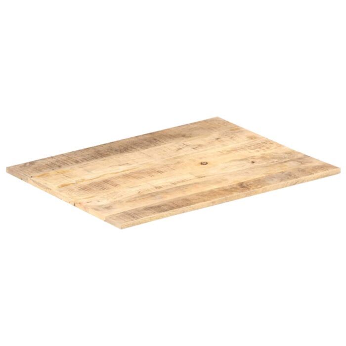 Dessus de table Bois de manguier solide 15-16 mm 90x70 cm – Image 9