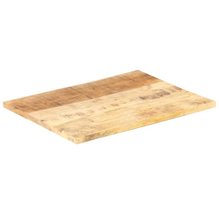 Dessus de table Bois de manguier solide 25-27 mm 70x60 cm – Image 9