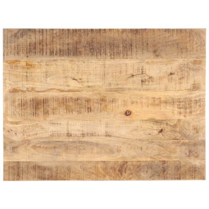 Dessus de table Bois de manguier solide 25-27 mm 90x60 cm – Image 1