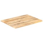 Dessus de table Bois de manguier solide 25-27 mm 90x60 cm – Image 6