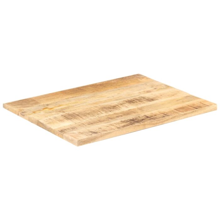 Dessus de table Bois de manguier solide 25-27 mm 80x70 cm – Image 7