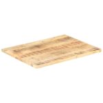 Dessus de table Bois de manguier solide 25-27 mm 80x70 cm – Image 8