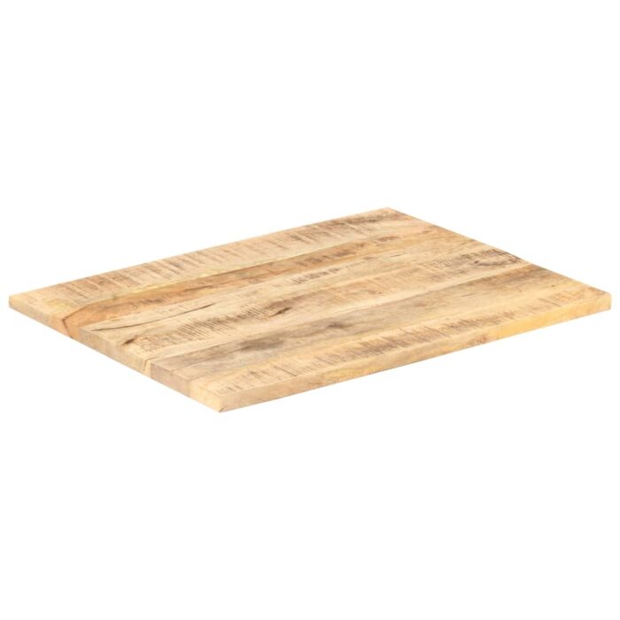 Dessus de table Bois de manguier solide 25-27 mm 90x70 cm – Image 6