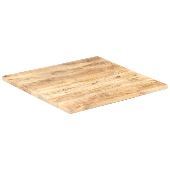 Dessus de table Bois de manguier solide 25-27 mm 80x80 cm – Image 2