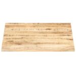 Dessus de table Bois de manguier solide 25-27 mm 80x80 cm – Image 3