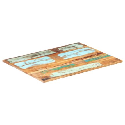 Dessus de table rectangulaire 60x80 cm 15-16 mm Bois récupéré