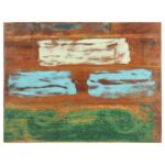 Dessus de table rectangulaire 60x80 cm 15-16 mm Bois récupéré – Image 2
