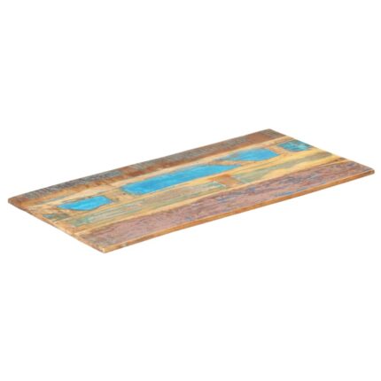 Dessus de table rectangulaire 60x100 cm 15-16 mm Bois récupéré