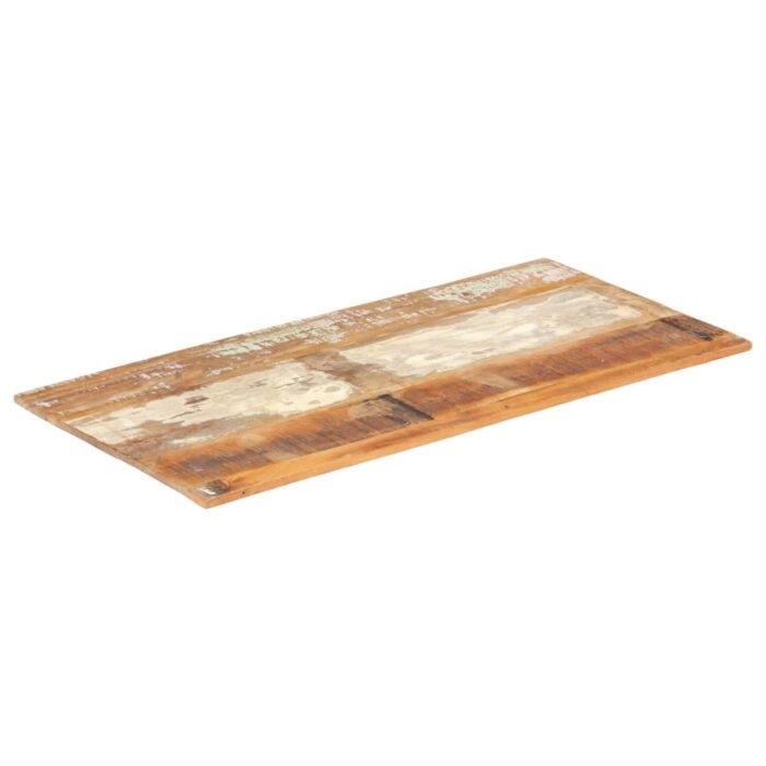 Dessus de table rectangulaire 60x100 cm 15-16 mm Bois récupéré – Image 6