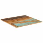 Dessus de table carré 70x70 cm 15-16 mm Bois de récupération – Image 10