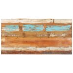 Dessus de table rectangulaire 60x100 cm 25-27 mm Bois récupéré – Image 2