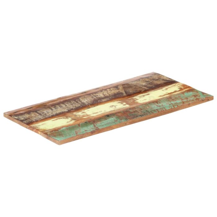 Dessus de table rectangulaire 60x100 cm 25-27 mm Bois récupéré – Image 7