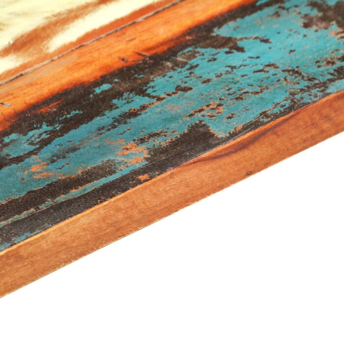 Dessus de table carré 80x80 cm 25-27 mm Bois de récupération – Image 4