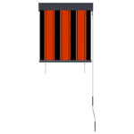 Store roulant d'extérieur 60x250 cm Orange et marron – Image 3
