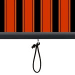 Store roulant d'extérieur 60x250 cm Orange et marron – Image 6