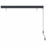 Store roulant d'extérieur 160x250 cm Blanc et orange – Image 4