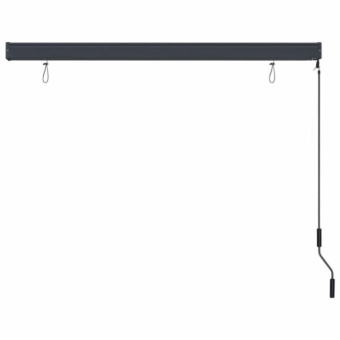 Store roulant d'extérieur 160x250 cm Blanc et orange – Image 4