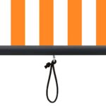 Store roulant d'extérieur 160x250 cm Blanc et orange – Image 6