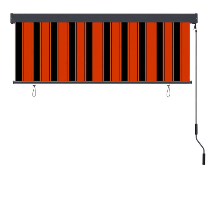 Store roulant d'extérieur 160x250 cm Orange et marron – Image 3
