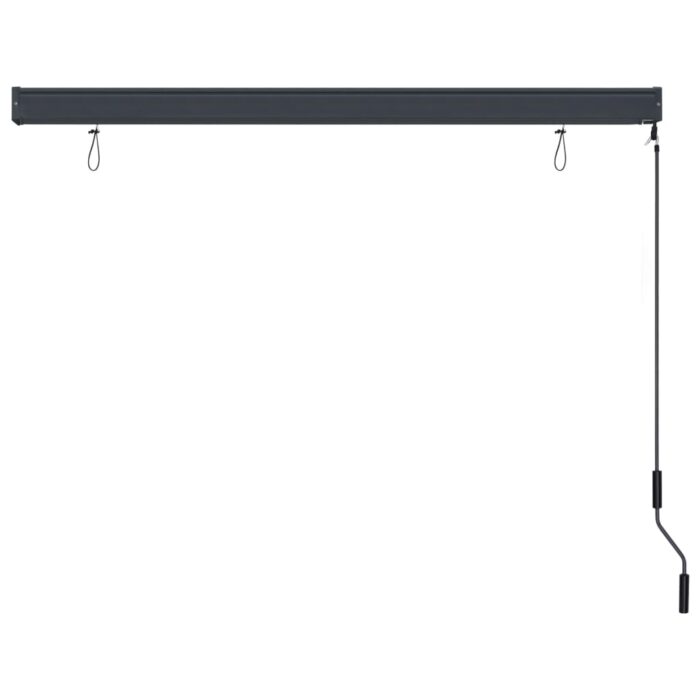 Store roulant d'extérieur 160x250 cm Orange et marron – Image 4