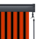 Store roulant d'extérieur 160x250 cm Orange et marron – Image 5