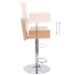 Tabouret de bar Crème Similicuir – Image 4