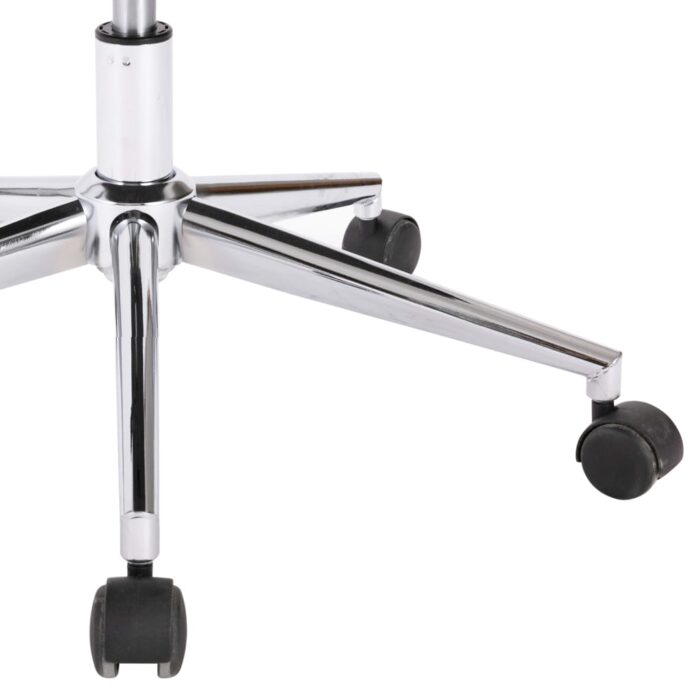 Chaise pivotante à manger Blanc Similicuir – Image 6