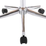 Chaise pivotante à manger Crème Bois courbé et Similicuir – Image 5