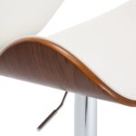Tabouret de bar Blanc Similicuir – Image 4